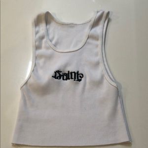 Adorable Ribbed “muscle tee”